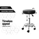 Artiss Round Salon Stool Black PU Swivel Barber Hair Dress Chair Hydraulic Lift | Auzzi Store