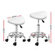 Artiss Saddle Salon Stool White PU Swivel Barber Hair Dress Chair Hydraulic Lift | Auzzi Store