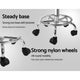Artiss Saddle Salon Stool White PU Swivel Barber Hair Dress Chair Hydraulic Lift | Auzzi Store