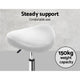 Artiss Saddle Salon Stool White PU Swivel Barber Hair Dress Chair Hydraulic Lift | Auzzi Store