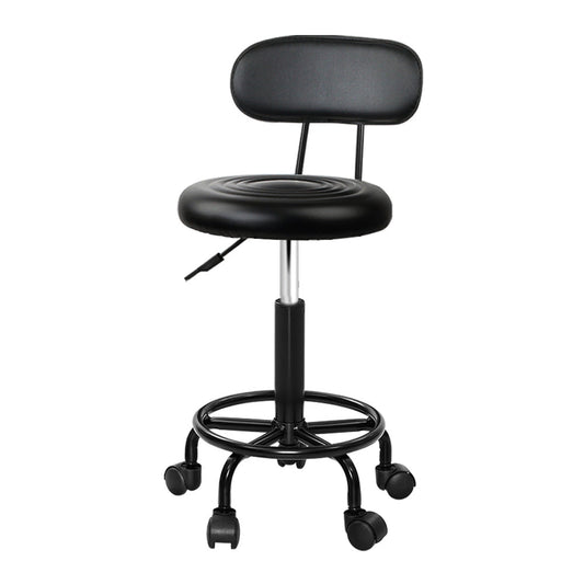 Artiss Salon Stool Swivel Chairs with Back Barber Beauty Hydralic Lift | Auzzi Store