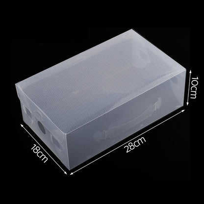 Artiss Set of 20 Clear Shoe Box Foldable Transparent Shoe Storage Stackable Case | Auzzi Store