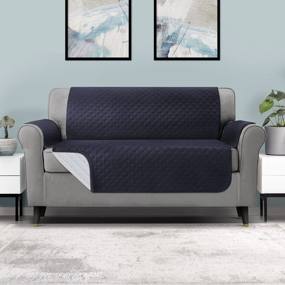 Artiss Sofa Cover Quilted Couch Covers 100% Water Resistant 3 Seater Dark Grey | Auzzi Store