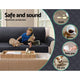 Artiss Sofa Cover Quilted Couch Covers 100% Water Resistant 3 Seater Dark Grey | Auzzi Store