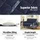 Artiss Sofa Cover Quilted Couch Covers Lounge Protector Slipcovers 3 Seater Dark Grey | Auzzi Store