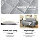 Artiss Sofa Cover Quilted Couch Covers Lounge Protector Slipcovers 3 Seater Grey | Auzzi Store