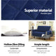Artiss Sofa Cover Quilted Couch Covers Lounge Protector Slipcovers 3 Seater Navy | Auzzi Store