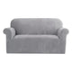 Artiss Velvet Sofa Cover Plush Couch Cover Lounge Slipcover 2 Seater Grey | Auzzi Store