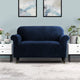 Artiss Velvet Sofa Cover Plush Couch Cover Lounge Slipcover 2 Seater Sapphire | Auzzi Store