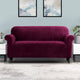 Artiss Velvet Sofa Cover Plush Couch Cover Lounge Slipcover 3 Seater Ruby Red | Auzzi Store
