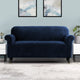 Artiss Velvet Sofa Cover Plush Couch Cover Lounge Slipcover 3 Seater Sapphire | Auzzi Store