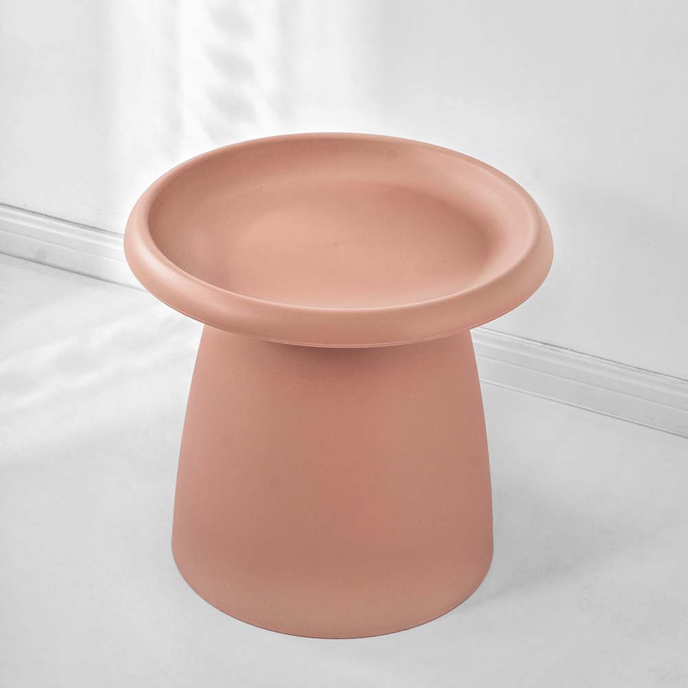 ArtissIn Coffee Table Mushroom Nordic Round Small Side Table 50CM Pink | Auzzi Store