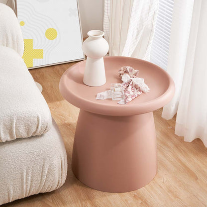 ArtissIn Coffee Table Mushroom Nordic Round Small Side Table 50CM Pink | Auzzi Store