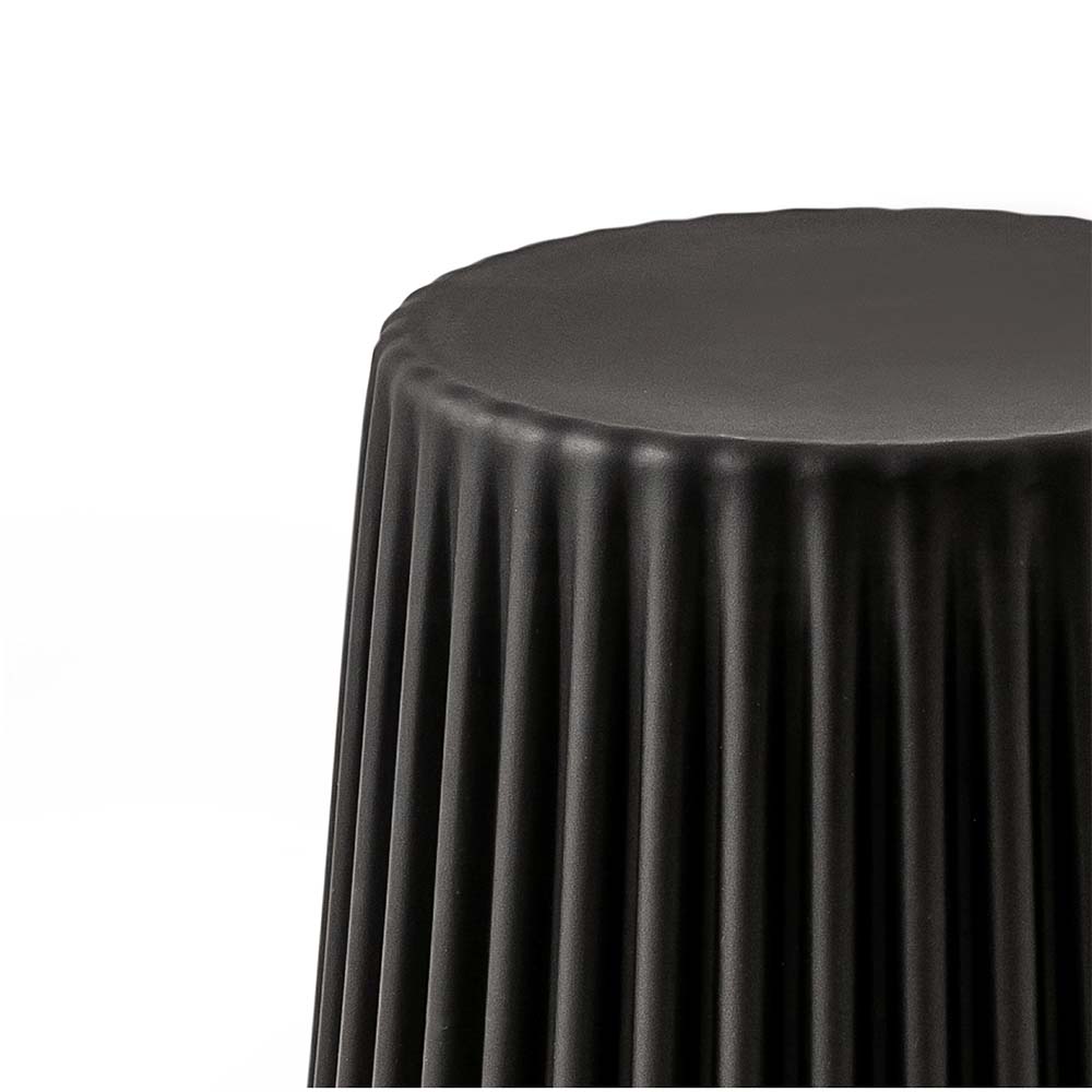 ArtissIn Set of 2 Cupcake Stool Plastic Stacking Bar Stools Dining Chairs Kitchen Black | Auzzi Store