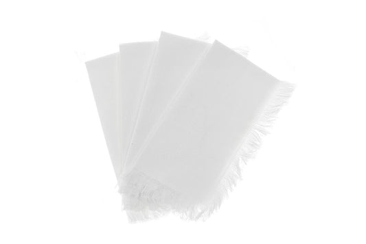 Ayra Fringed Beige Napkin (4 Pack) | Auzzi Store