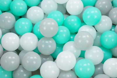 Bubbli Baby Kids Ball Pit with 200 Balls Multi Coloured (Grey/Blue)