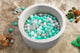 Bubbli Baby Kids Ball Pit with 200 Balls Multi Coloured (Grey/Blue) – view 7