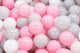 Bubbli Baby Kids Ball Pit with 200 Balls Multi Coloured (Grey/Pink) – view 3