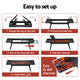 Grillz Charcoal BBQ Grill Smoker Portable Barbecue Outdoor Foldable Camping – view 6