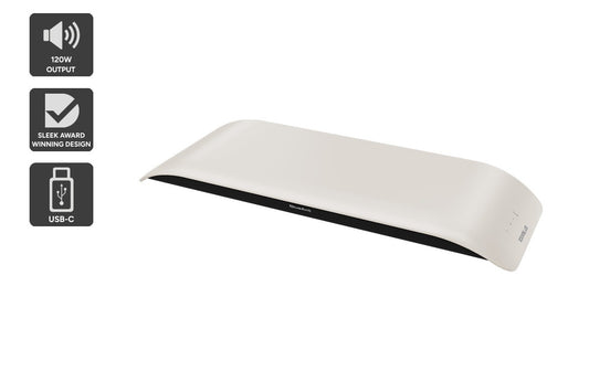 BlueAnt 120W Soundblade Under Monitor Soundbar (White)