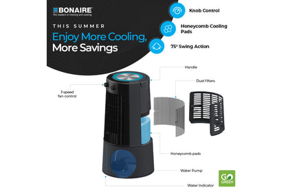 Bonaire Duet Portable Evaporative Cooler 6L