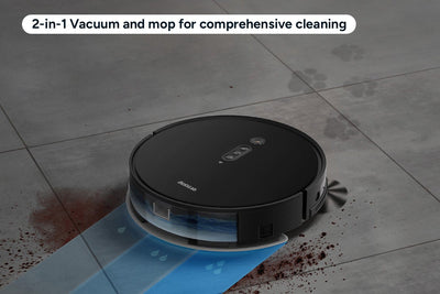 360 Botslab P7 Robot Vacuum Mop Cleaner with Charging Dock Black