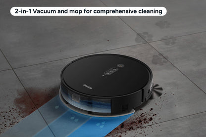 360 Botslab P7 Robot Vacuum and Mop Cleaner with Charging Dock (Black)