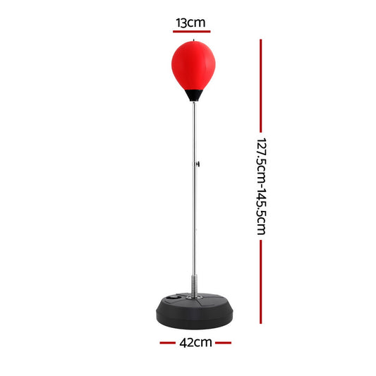 Everfit Adult Punching Bag Stand 150cm Adjustable Freestanding with Gloves and Pump – view 2