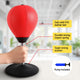 Everfit Desktop Boxing Set with Suction Base, Swivel Mechanism, and Pump - 36cm Red/Black – view 5