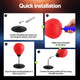 Everfit Desktop Boxing Set with Suction Base, Swivel Mechanism, and Pump - 36cm Red/Black – view 6