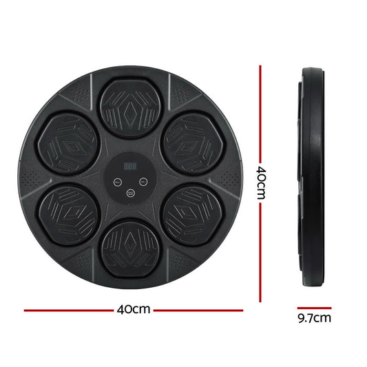 Everfit Music Boxing Machine Bluetooth Wall-Mounted Punch Target with LED Display & Gloves – view 2