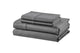 Brosa 100% Sateen Cotton Sheets (Charcoal, Double)