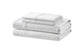 Brosa 100% Sateen Cotton Sheets (White, King)