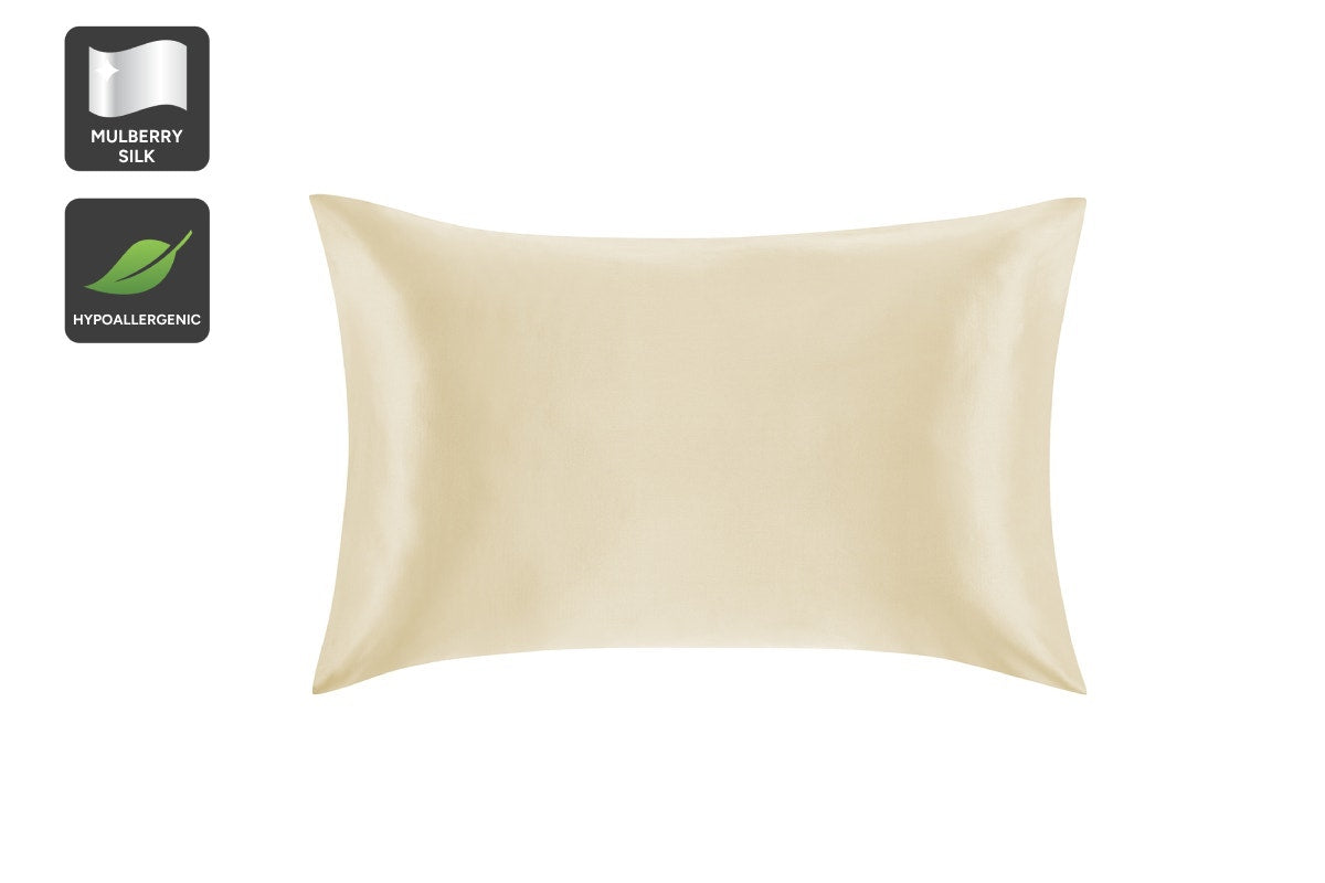 Brosa 25 Momme Mulberry Silk Pillowcase - Champagne