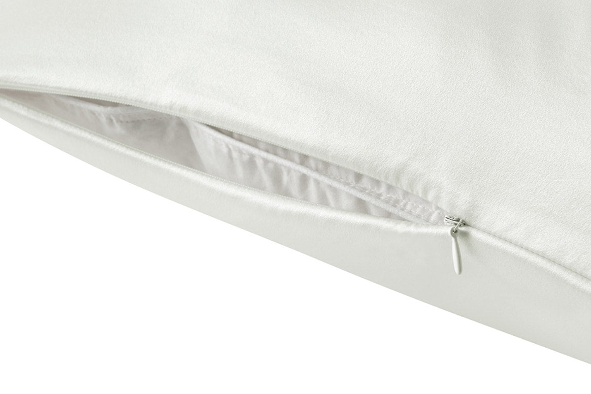 Brosa 25 Momme Mulberry Silk Pillowcase - White