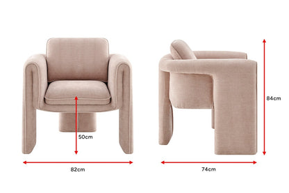 Brosa Imogen Armchair (Rose)