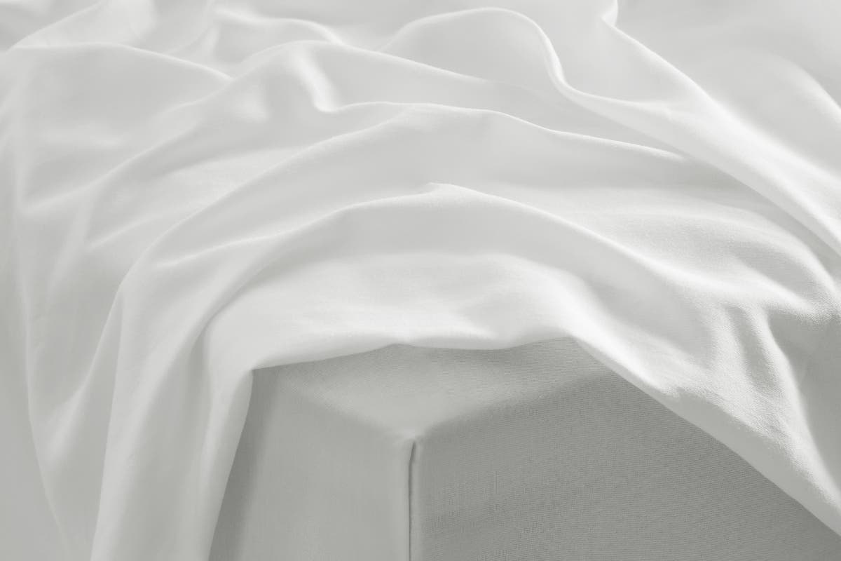 Brosa 100% Australian Cotton Bed Sheet Set (Single, White)