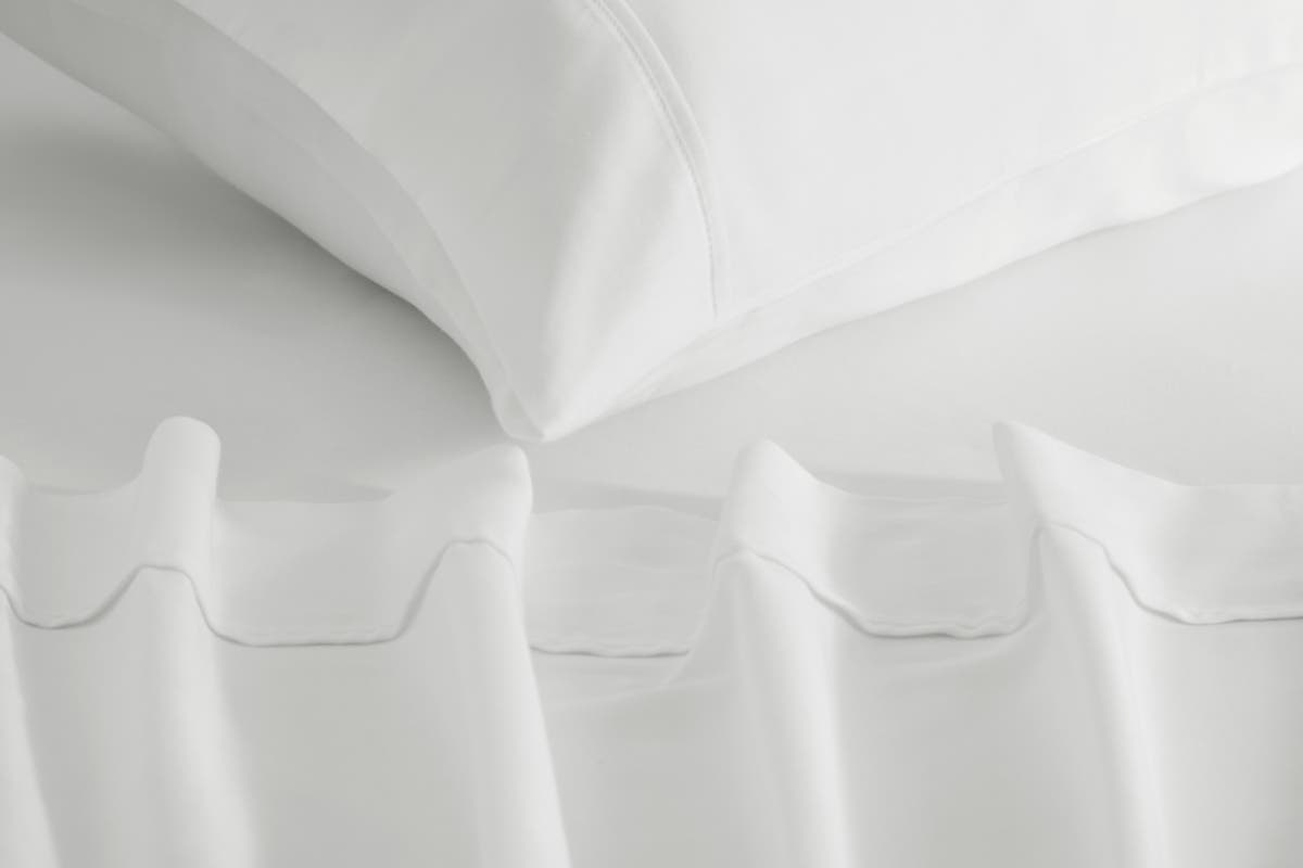 Brosa 100% Australian Cotton Bed Sheet Set (Double, White)