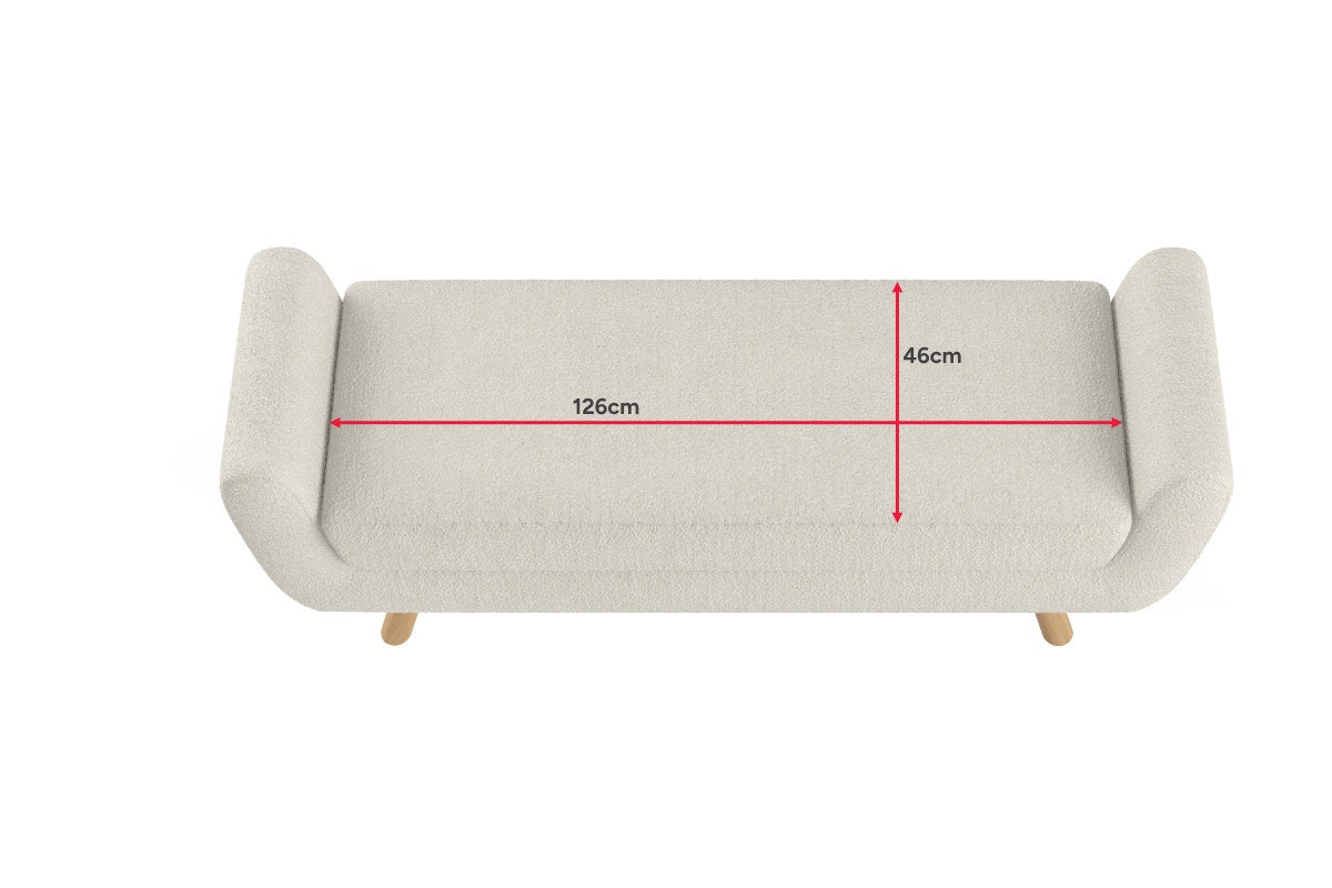 Brosa Tate Bench - Cream