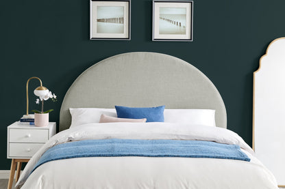 Brosa Arch Bed Head (Cloud Grey, Queen)