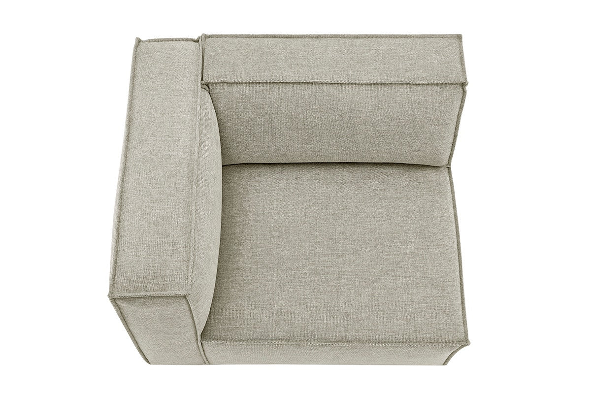 Brosa Bordo Modular Sofa Corner Left End (Seed Beige)