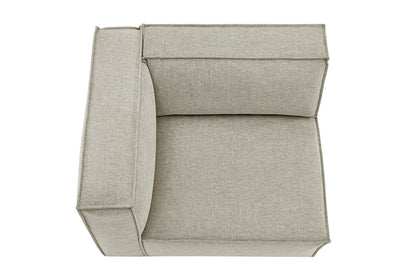 Brosa Bordo Modular Sofa Corner Left End (Seed Beige)