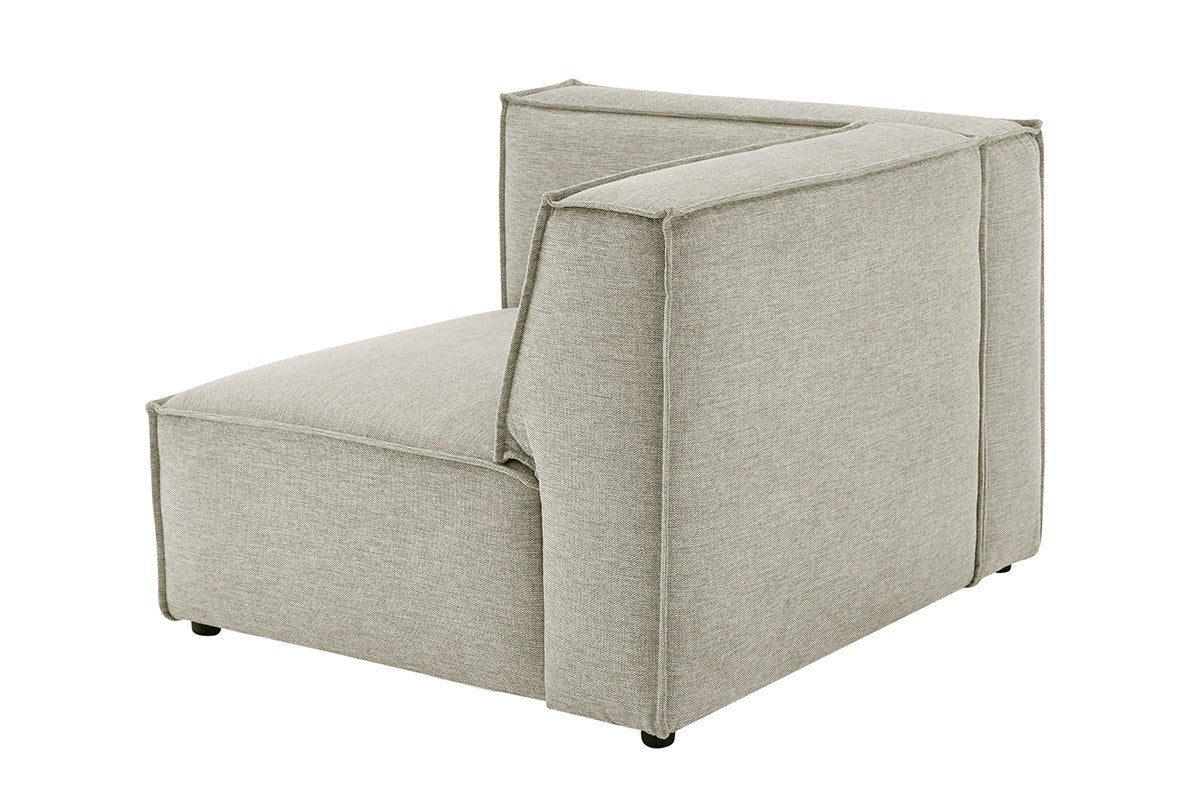 Brosa Bordo Modular Sofa Corner Left End (Seed Beige)