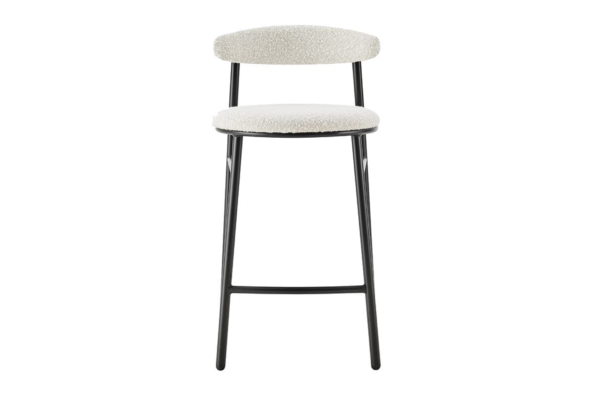 Brosa Lancel Set of 2 Bar Stools (Light Cream)