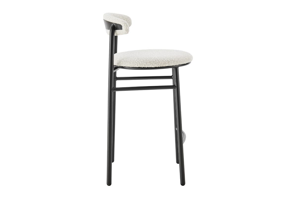 Brosa Lancel Set of 2 Bar Stools (Light Cream)