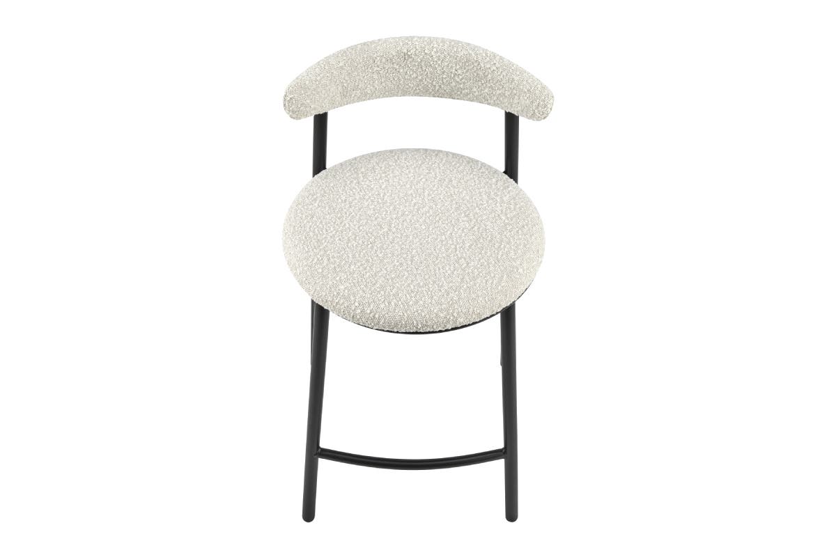 Brosa Lancel Set of 2 Bar Stools (Light Cream)