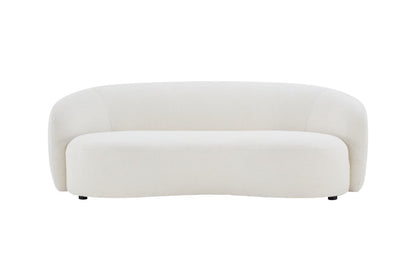 Brosa Carson Curved Sofa (Cream)