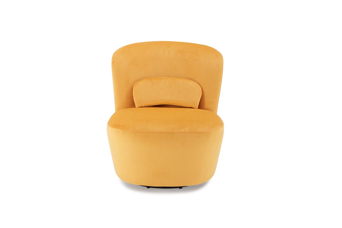 Brosa Ada Swivel Accent Chair (Mustard)