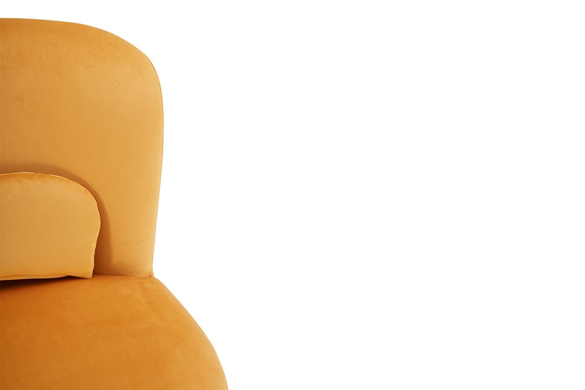 Brosa Ada Swivel Accent Chair (Mustard)