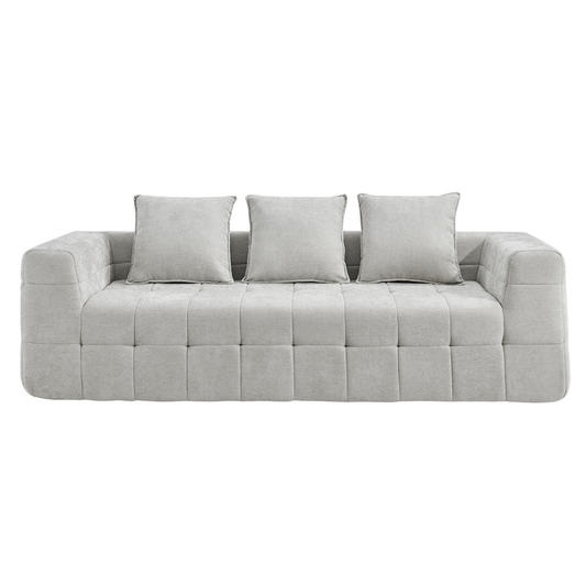 Brosa Cloud 3 Seater Compressed Sofa (Grey)